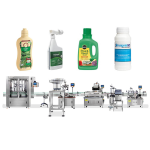 全自動農藥液肥灌裝旋蓋貼標線