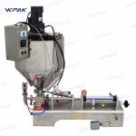 半自動蜂蜜辣椒醬加熱混合填充設備