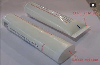 welding samples from ultrasonic tubes sealer 焊接樣品.jpg