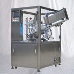 乳液化妝品膏霜雙室管灌裝封口機