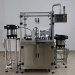 整體式小滴瓶管灌裝旋蓋機