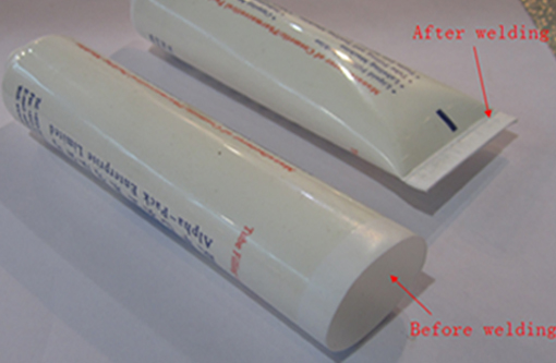 welding samples by ultrasonic tube sealer 超音波封管機焊接樣品.jpg
