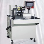 半自動電源線電纜電線貼旗貼標機