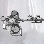 小型試管填充旋蓋機附臥式貼標機