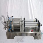 兩頭氣動齒輪油5000ml半自動灌裝機